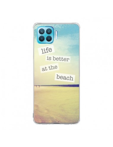 Coque Oppo Reno4 Lite Life is better at the beach Ete Summer Plage - Mary Nesrala