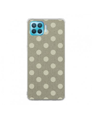 Coque Oppo Reno4 Lite Pois Polka Camel - Mary Nesrala