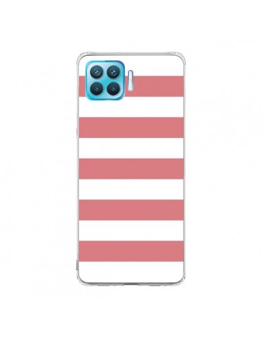 Coque Oppo Reno4 Lite Bandes Corail - Mary Nesrala