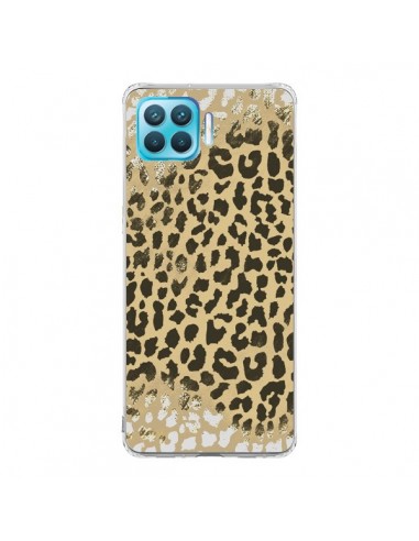 Coque Oppo Reno4 Lite Leopard Golden Or Doré - Mary Nesrala