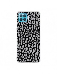 Coque Oppo Reno4 Lite Leopard Gris - Mary Nesrala