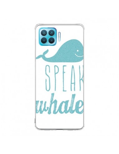 Coque Oppo Reno4 Lite I Speak Whale Baleine Bleu - Mary Nesrala