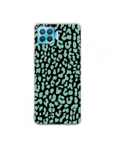 Coque Oppo Reno4 Lite Leopard Mint Vert - Mary Nesrala