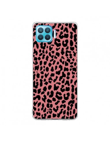 Coque Oppo Reno4 Lite Leopard Corail Neon - Mary Nesrala