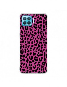 Coque Oppo Reno4 Lite Leopard Rose Pink Neon - Mary Nesrala