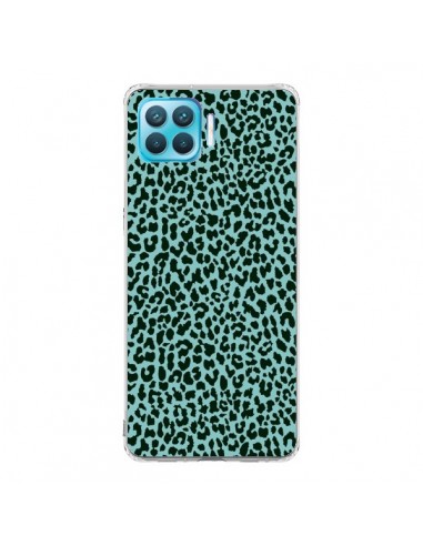 Coque Oppo Reno4 Lite Leopard Turquoise Neon - Mary Nesrala