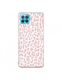 Coque Oppo Reno4 Lite Leopard Rose Corail - Mary Nesrala