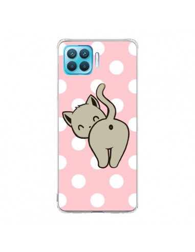 Coque Oppo Reno4 Lite Chat Chaton Pois - Maryline Cazenave