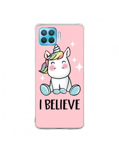 Coque Oppo Reno4 Lite Licorne I Believe - Maryline Cazenave