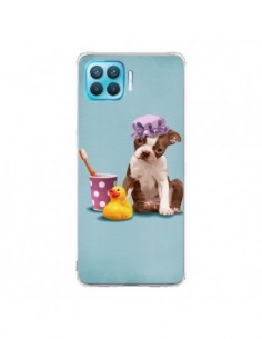 Coque Oppo Reno4 Lite Chien Dog Canard Fille - Maryline...