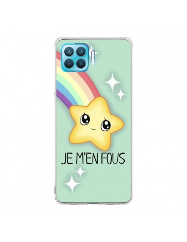 Coque Oppo Reno4 Lite Etoile Je m'en fous - Maryline Cazenave