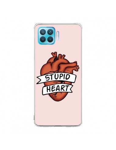 Coque Oppo Reno4 Lite Stupid Heart Coeur - Maryline Cazenave