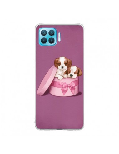 Coque Oppo Reno4 Lite Chien Dog Boite Noeud - Maryline Cazenave