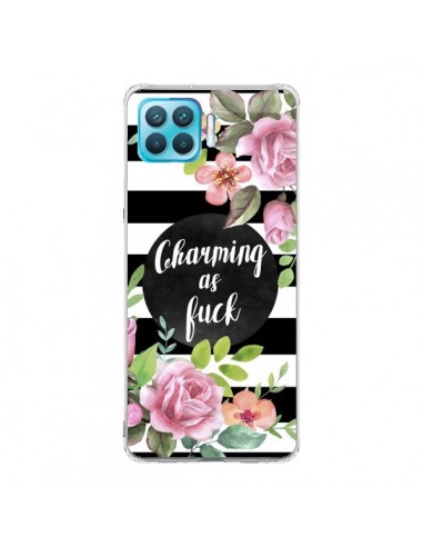 Coque Oppo Reno4 Lite Charming as Fuck Fleurs - Maryline Cazenave