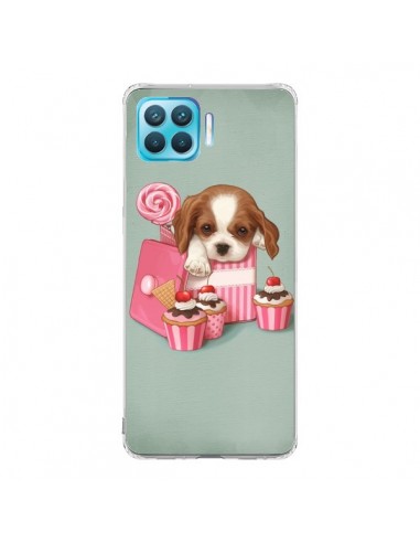 Coque Oppo Reno4 Lite Chien Dog Cupcake Gateau Boite - Maryline Cazenave