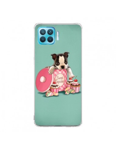 Coque Oppo Reno4 Lite Chien Dog Cupcakes Gateau Boite - Maryline Cazenave