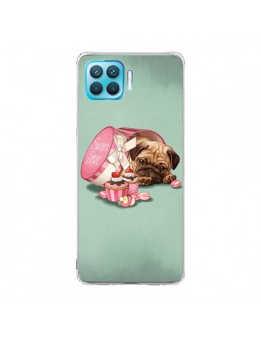 Coque Oppo Reno4 Lite Chien Dog Cupcakes Gateau Bonbon Boite - Maryline Cazenave