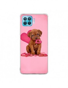 Coque Oppo Reno4 Lite Chien Dog Gateau Coeur Love -...