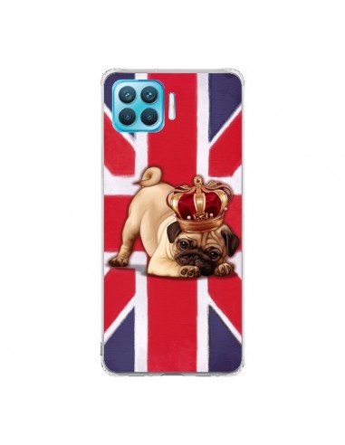 Coque Oppo Reno4 Lite Chien Dog Anglais UK British Queen King Roi Reine - Maryline Cazenave