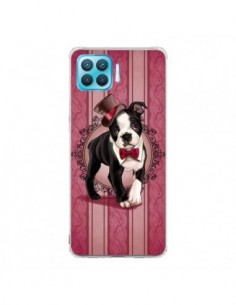 Coque Oppo Reno4 Lite Chien Dog Gentleman Noeud Papillon...