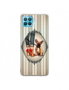 Coque Oppo Reno4 Lite Lady Jambes Chien Dog - Maryline...