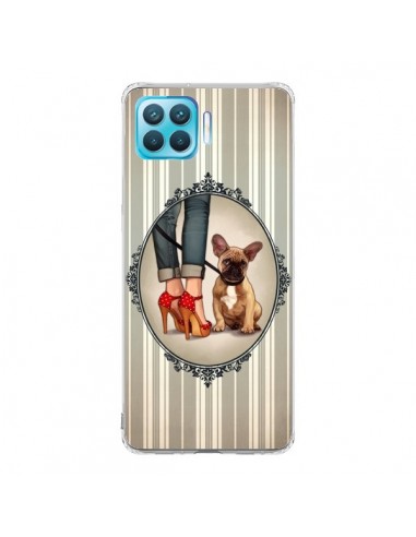 Coque Oppo Reno4 Lite Lady Jambes Chien Dog - Maryline Cazenave