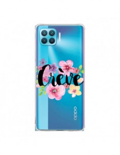 Coque Oppo Reno4 Lite Crève Fleurs Transparente -...