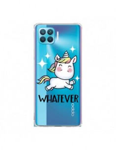 Coque Oppo Reno4 Lite Licorne Whatever Transparente -...