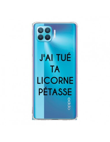 Coque Oppo Reno4 Lite Tué Licorne Pétasse Transparente - Maryline Cazenave