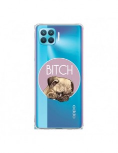 Coque Oppo Reno4 Lite Bulldog Bitch Transparente -...