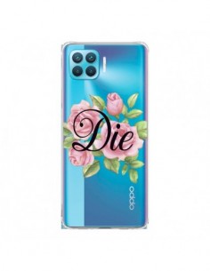 Coque Oppo Reno4 Lite Die Fleurs Transparente - Maryline...