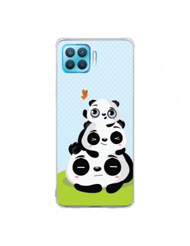 Coque Oppo Reno4 Lite Panda Famille - Maria Jose Da Luz