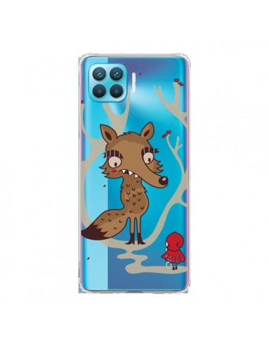 Coque Oppo Reno4 Lite Le Petit Chaperon Rouge Loup Hello Big Wolf Transparente - Maria Jose Da Luz