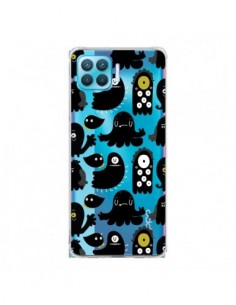 Coque Oppo Reno4 Lite Monsters Monstres Pattern...