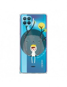 Coque Oppo Reno4 Lite Monstre Princesse Transparente -...