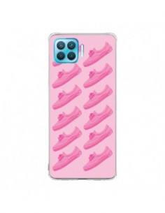 Coque Oppo Reno4 Lite Pink Rose Vans Chaussures - Mikadololo