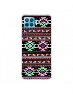 Coque Oppo Reno4 Lite Black Aylen Azteque - Monica Martinez