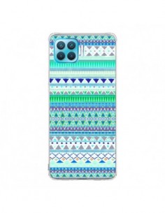 Coque Oppo Reno4 Lite Chenoa Bleu Azteque - Monica Martinez