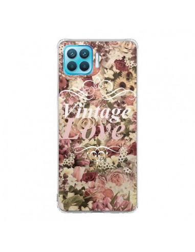 Coque Oppo Reno4 Lite Vintage Love Flower - Monica Martinez