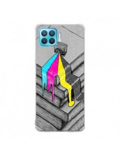 Coque Oppo Reno4 Lite Appareil Photo Bleeding Words -...