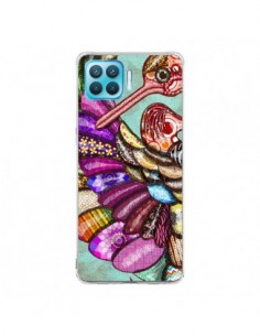 Coque Oppo Reno4 Lite Paon Multicolore Eco Bird -...