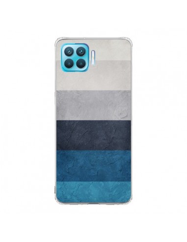 Coque Oppo Reno4 Lite Bandes Horizontales Greece Hues - Maximilian San