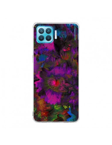 Coque Oppo Reno4 Lite Fleurs Lysergic Lujan - Maximilian San