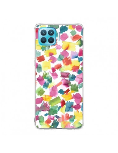 Coque Oppo Reno4 Lite Abstract Spring Colorful - Ninola Design