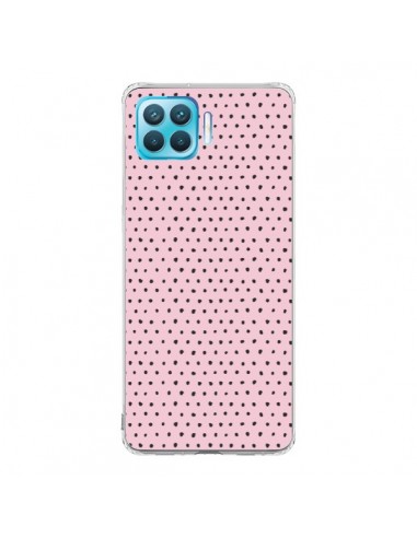 Coque Oppo Reno4 Lite Artsy Dots Pink - Ninola Design