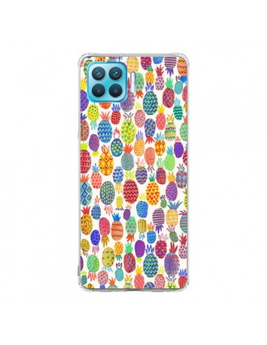 Coque Oppo Reno4 Lite Cute Pineapples - Ninola Design