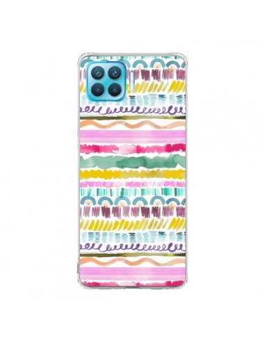 Coque Oppo Reno4 Lite Garlands Tribal - Ninola Design