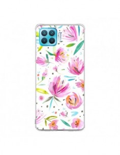 Coque Oppo Reno4 Lite Painterly Waterolor Texture -...