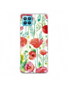 Coque Oppo Reno4 Lite Planets Constellation Pink - Ninola...