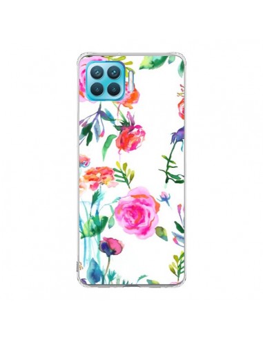 Coque Oppo Reno4 Lite Raining Clouds Blue - Ninola Design